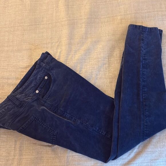 Closed Mid Rise Woman’s Slim Velvet Baker...